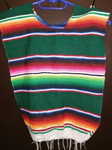 Kids Costumes to Hire - Mexican Poncho - CHILD
